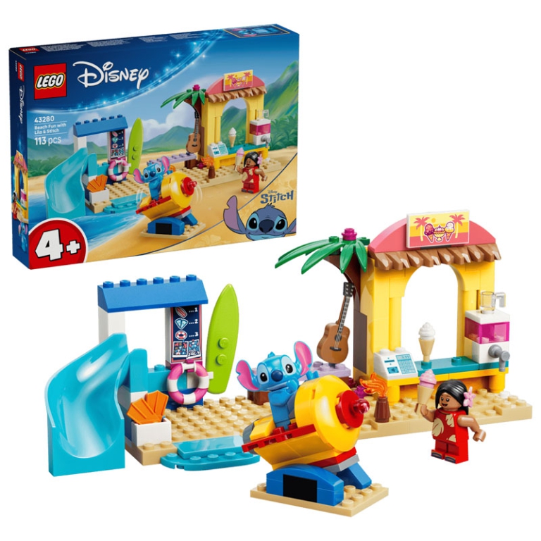 LEGO DISNEY DIVERTIMENTO IN SPIAGGIA LILO E STITCH