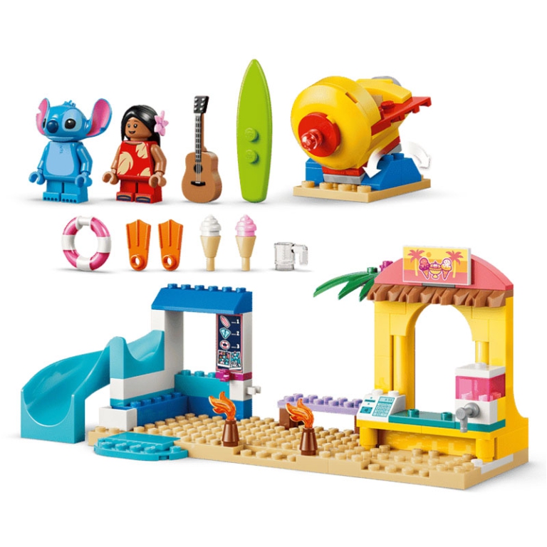 LEGO DISNEY DIVERTIMENTO IN SPIAGGIA LILO E STITCH 3