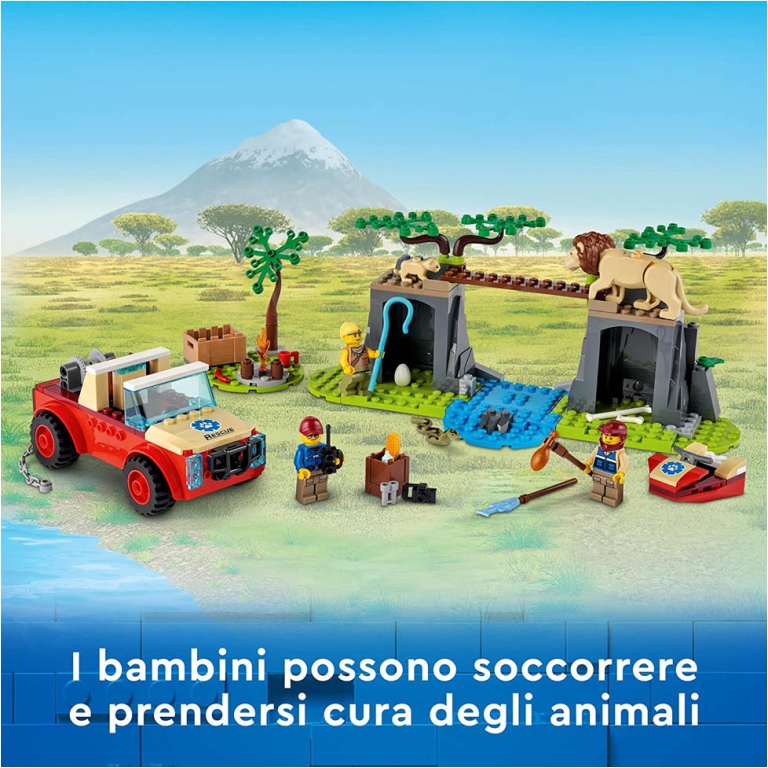 LEGO CITY FUORISTRADA    SOCCORSO ANIMALE 2