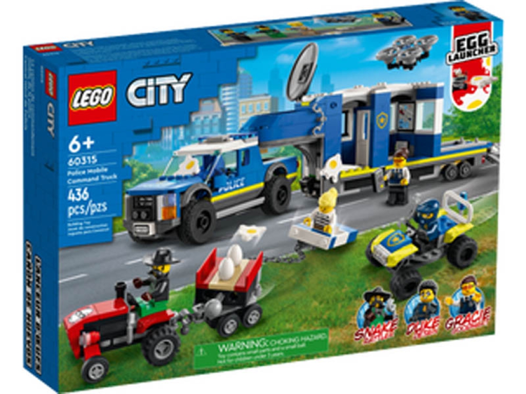 LEGO CITY CAMION CENTRO COMANDO POLIZIA: vendita ingrosso con consegna  veloce