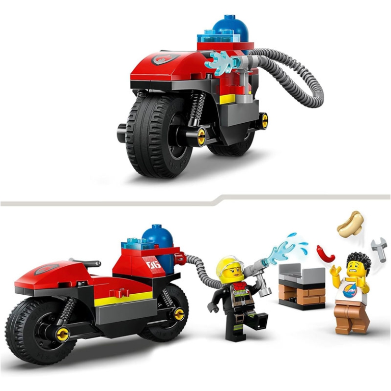 LEGO CITY MOTOCICLETTA DEI POMPIERI 3