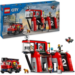 LEGO CITY CASERMA E AUTOPOMPA