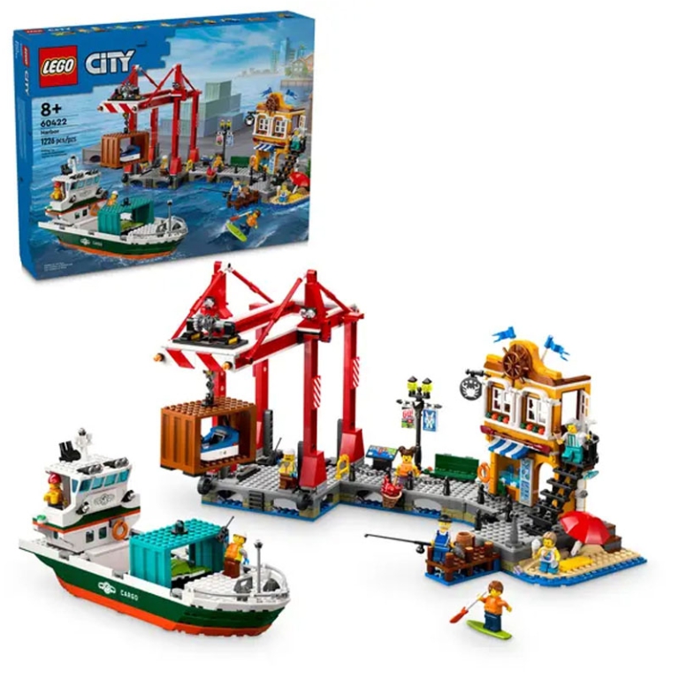 LEGO CITY PORTO E NAVE MERCI