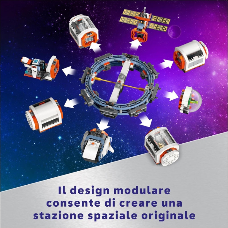 LEGO CITY STAZIONE SPAZIALE MODULARE 3