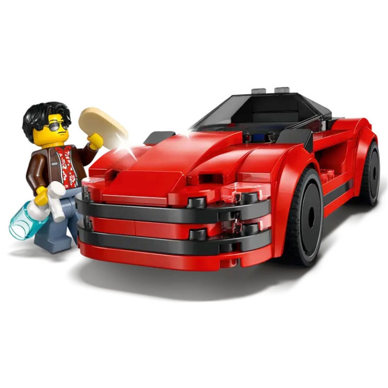 LEGO CITY AUTO FUORISTRADA SPORTIVA ROSSA 5
