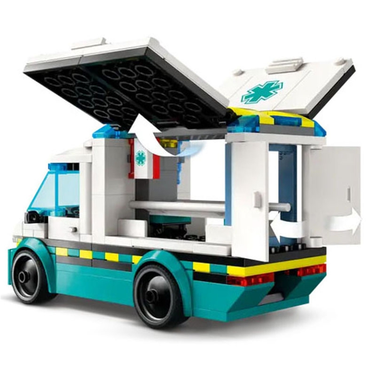 LEGO CITY AMBULANZA DI   EMERGENZA 3