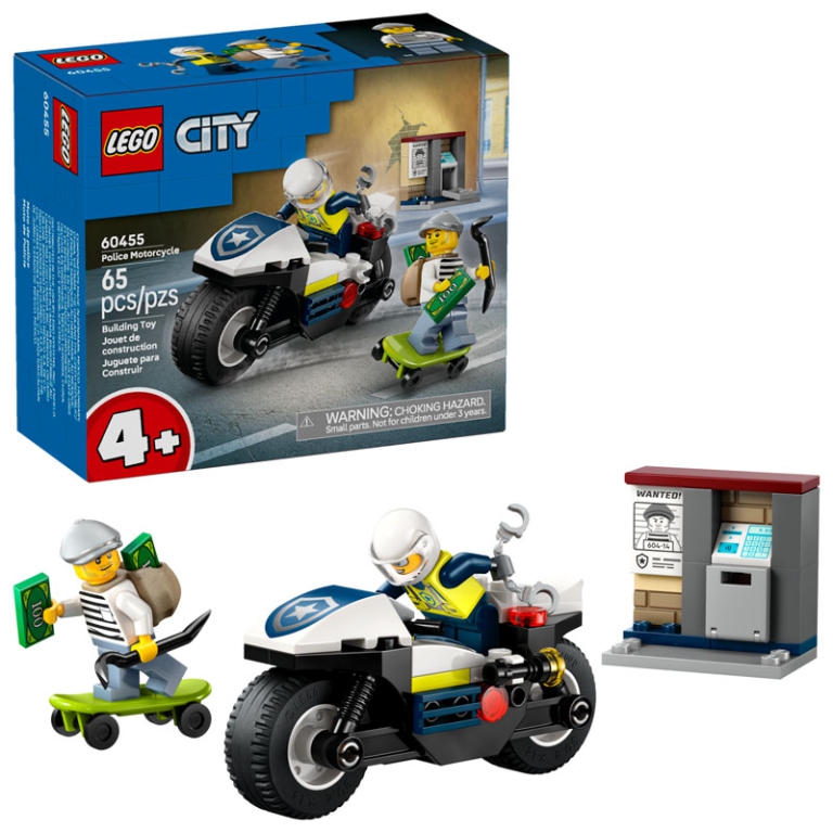 LEGO CITY INSEGUIMENTO DELLA MOTO DELLA POLIZIA