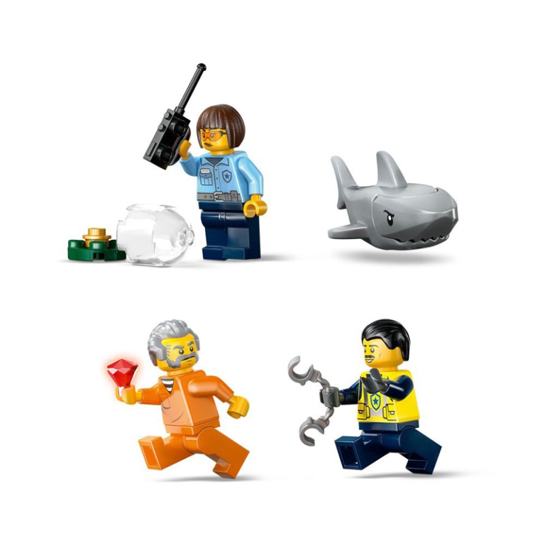 LEGO CITY INSEGUIMENTO DEL MOTOSCAFO DELLA POLIZIA 3