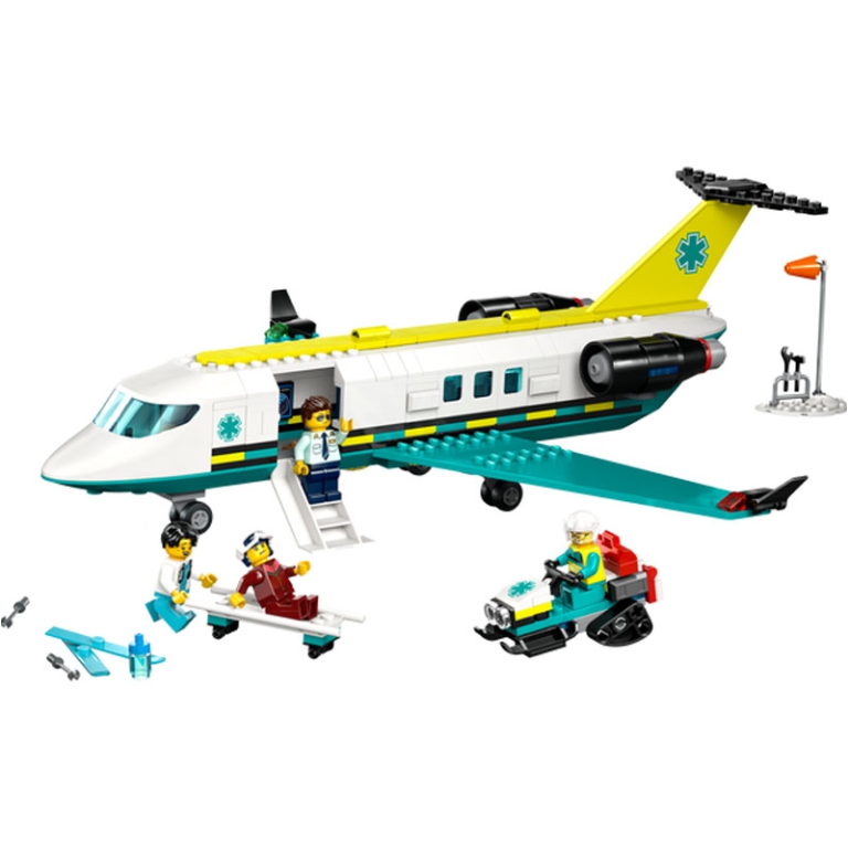 LEGO CITY AEREO AMBULANZA DI EMERGENZA 2