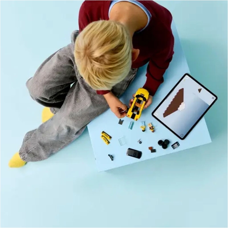 LEGO CITY TAXI GIALLO 5