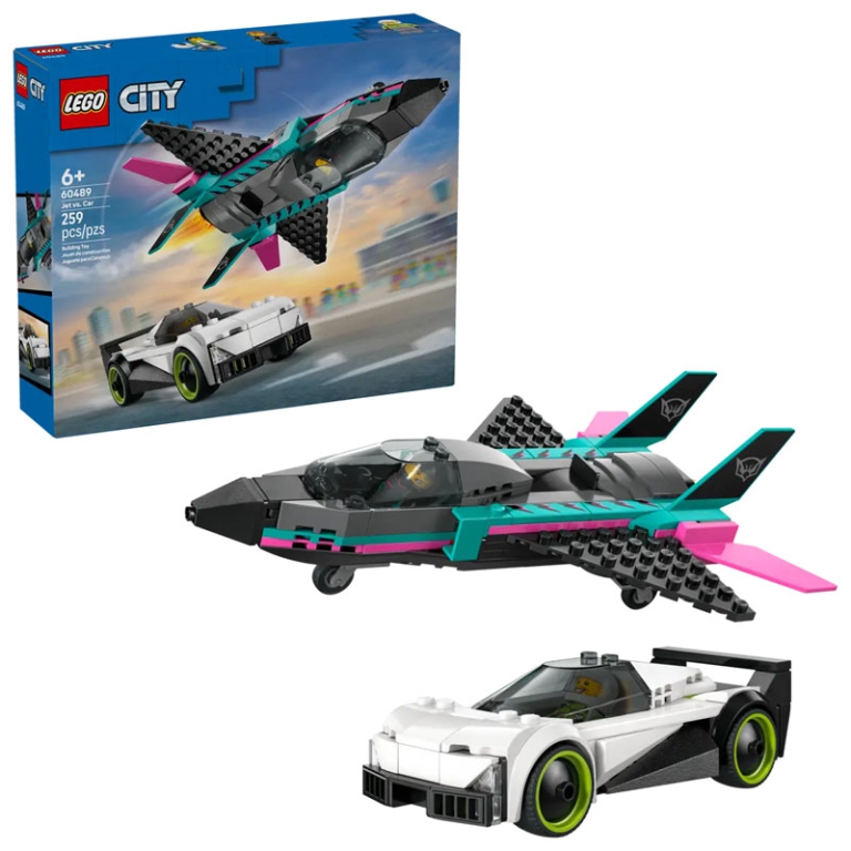 LEGO CITY JET CONTRO AUTO SPORTIVA