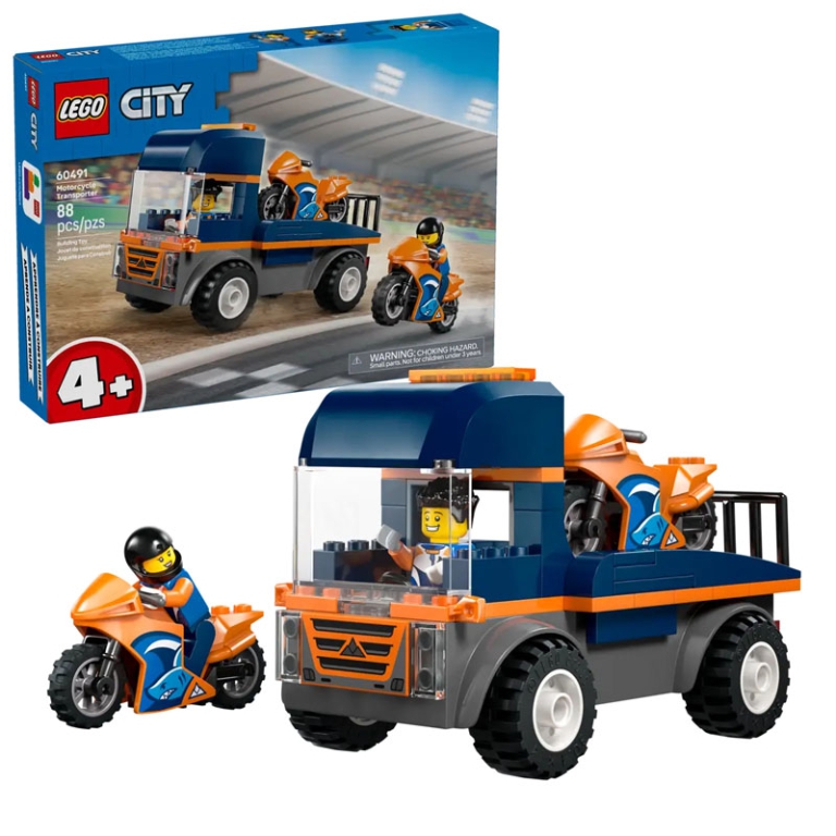 LEGO CITY TRASPORTATORE  DI MOTO