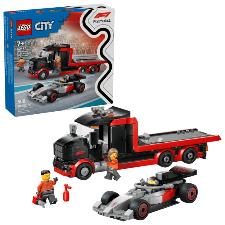LEGO CITY TRUCK F1 CON   AUDI DA CORSA F1