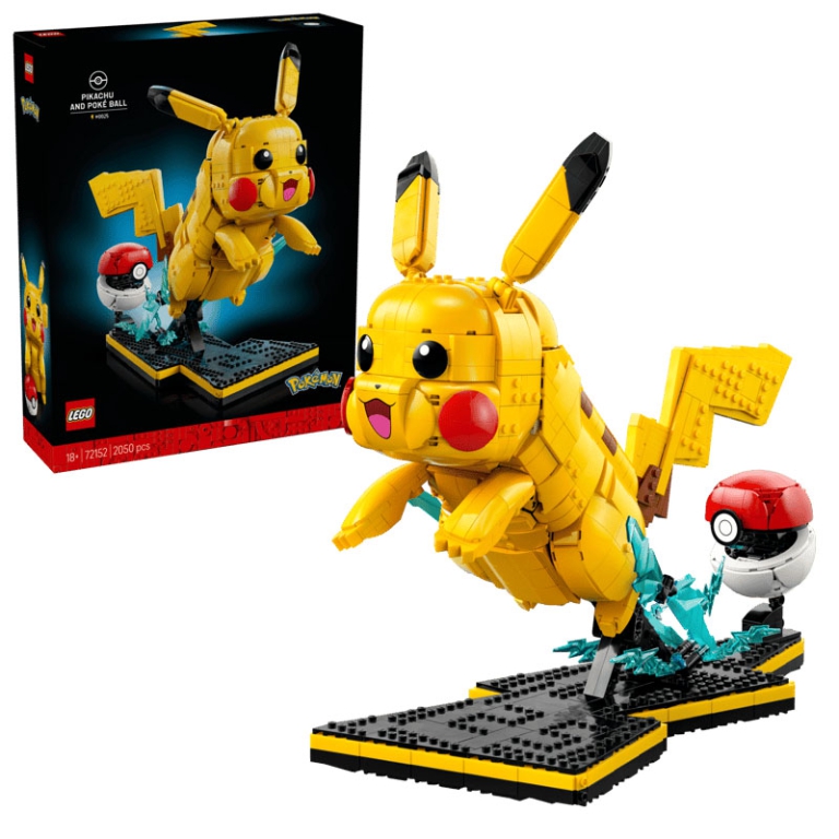 LEGO POKEMON PIKACHU E POKE' BALL