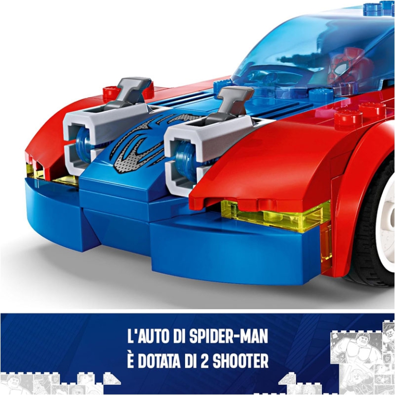 LEGO SUPER HEROES AUTO DA CORSA SPIDERMAN VS VENOM 3