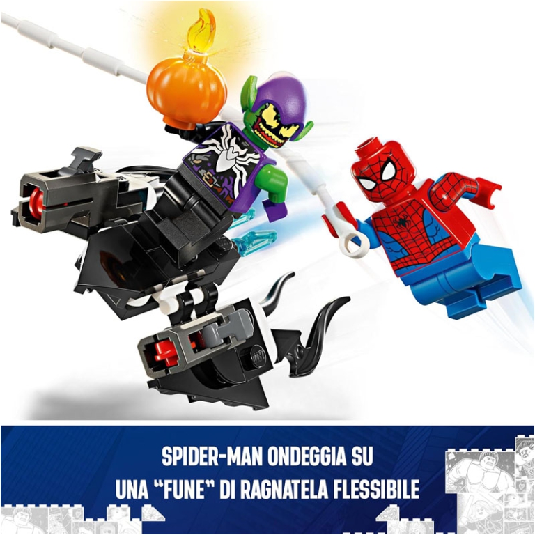LEGO SUPER HEROES AUTO DA CORSA SPIDERMAN VS VENOM 5