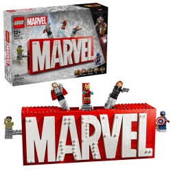 LEGO SUPER HEROES LOGO E MINIFUGURES MARVEL