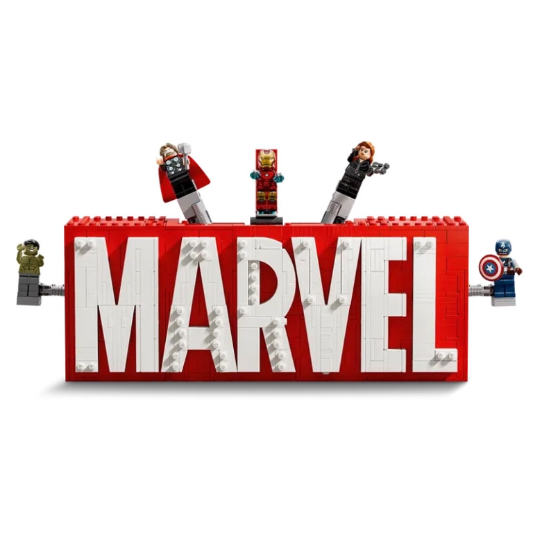 LEGO SUPER HEROES LOGO E MINIFUGURES MARVEL 2