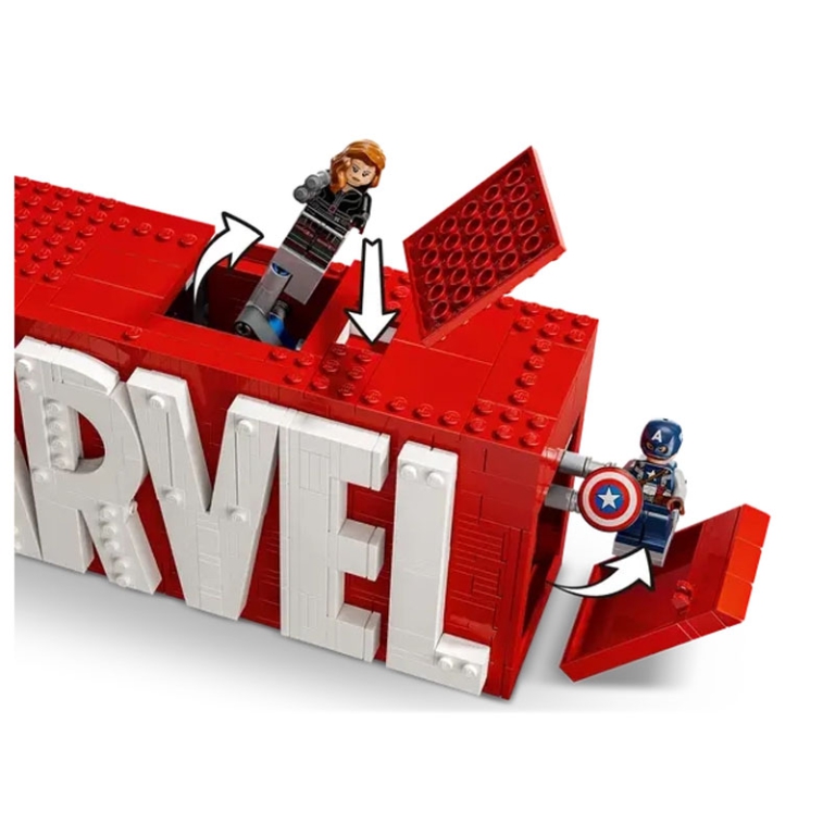 LEGO SUPER HEROES LOGO E MINIFUGURES MARVEL 3