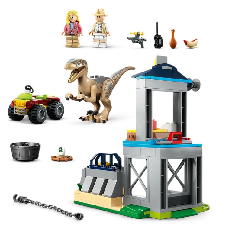 LEGO JURASSIC LA FUGA DEL VELOCIRAPTOR 2