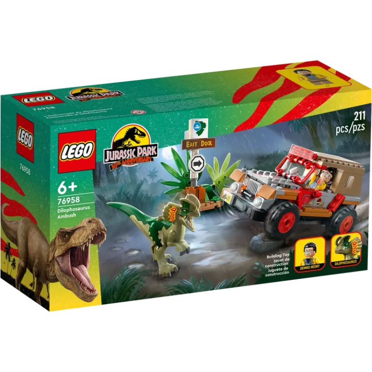 LEGO JURASSIC L'AGGUATO DEL DILOFOSAURO
