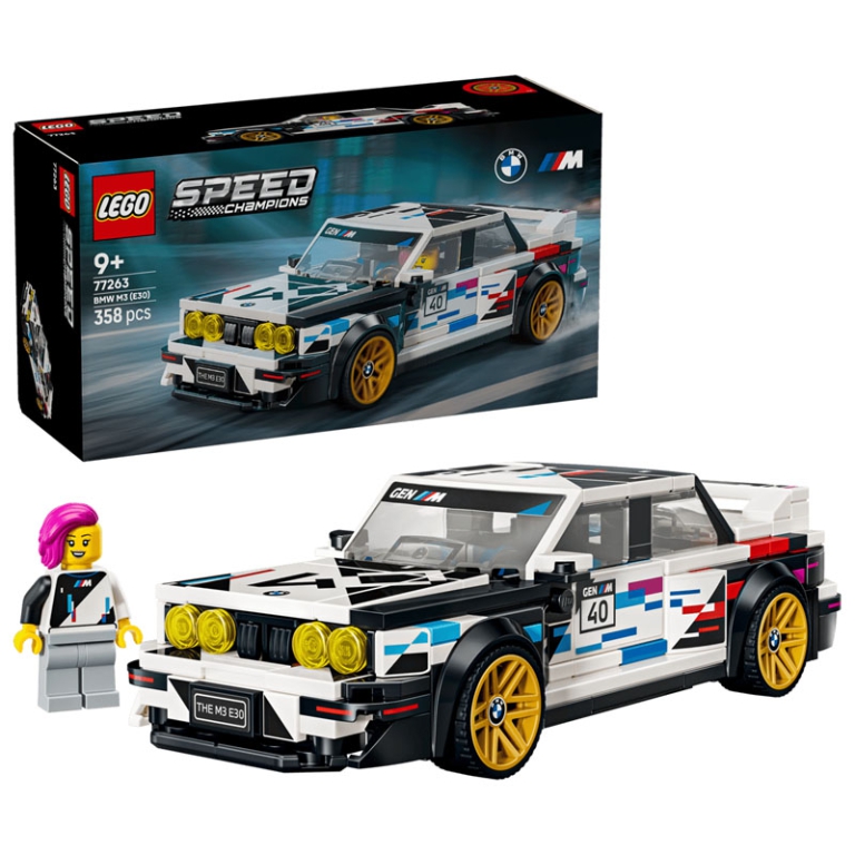 LEGO SPEED CHAMPION BMW M3 E 30 ANNIVERSARIO