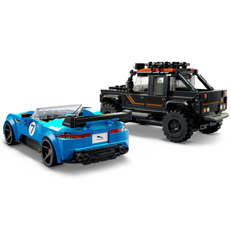 LEGO SPEED CHAMPION JAGUARD E LAND ROVER 5