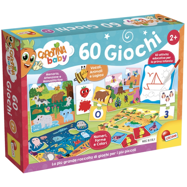 CAROTINA BABY 60 GIOCHI
