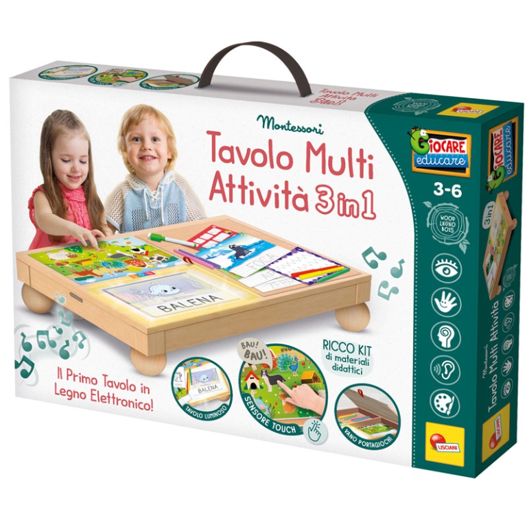 TAVOLO MULTI ATTIVITA IN LEGNO