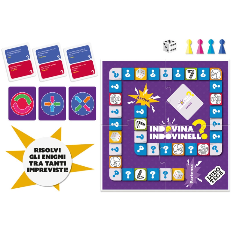 GIOCO INDOVINA INDOVINELLO POCKET LUDOTECA 2