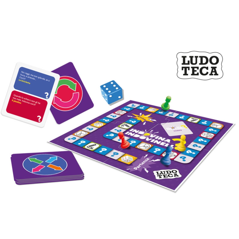 GIOCO INDOVINA INDOVINELLO POCKET LUDOTECA 3