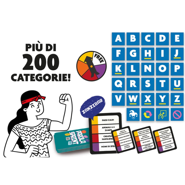 GIOCO PAROLA SPRINT POCKET LUDOTECA 2