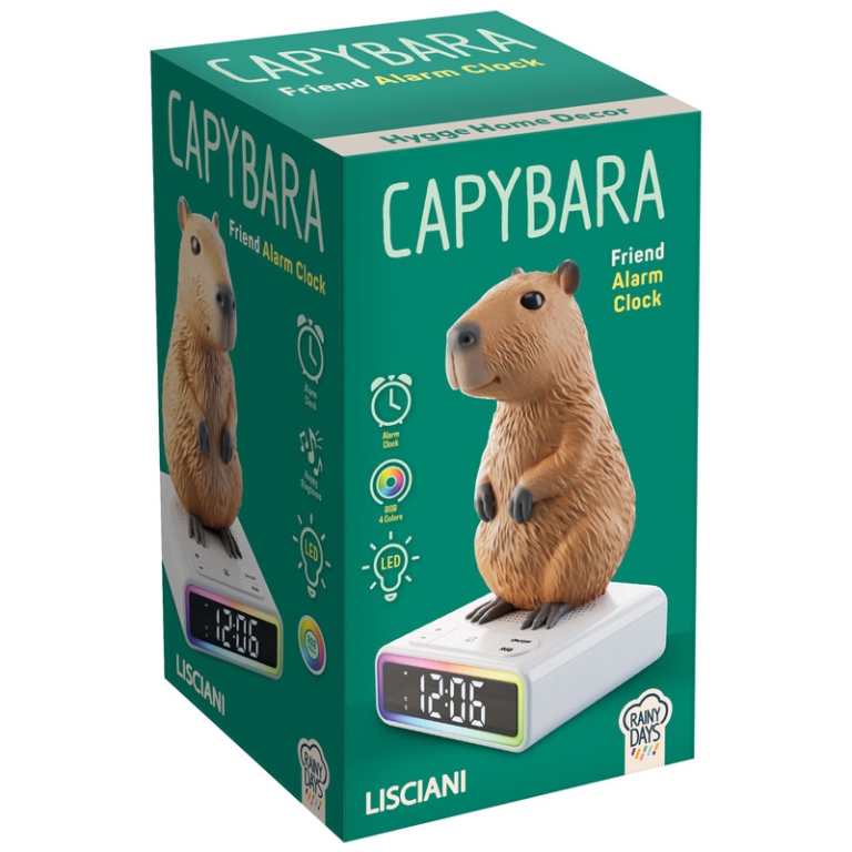 SVEGLIA CAPYBARA 12X12CM