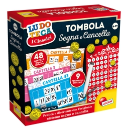 TOMBOLA SEGNA E CANCELLA 48 CARTELLE
