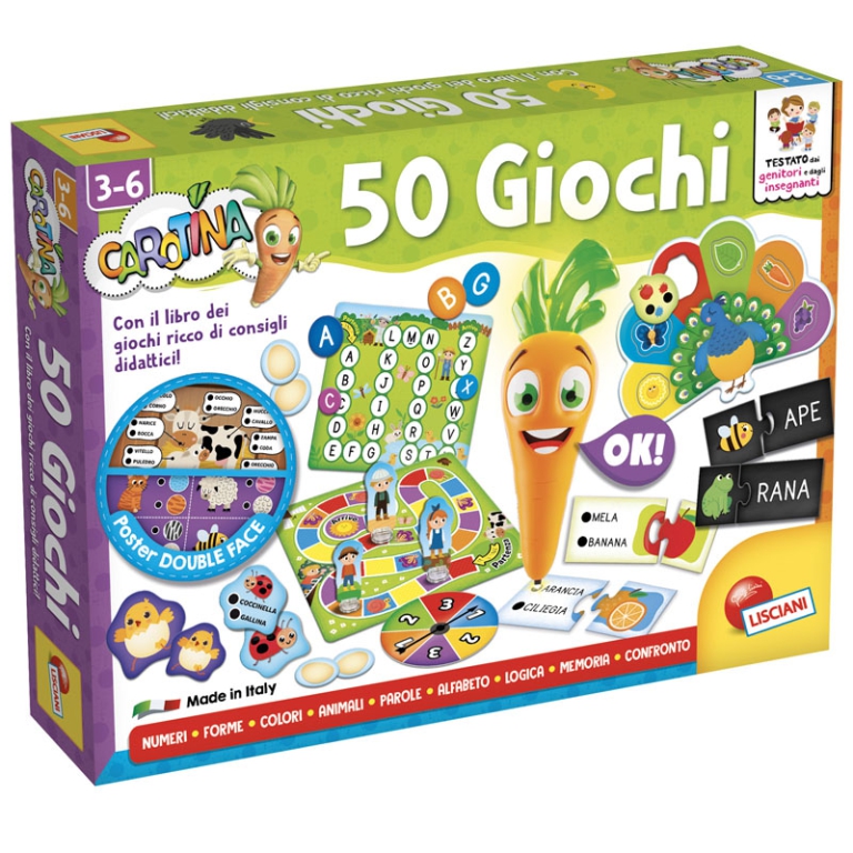 CAROTINA PENNA PARLANTE  50 GIOCHI