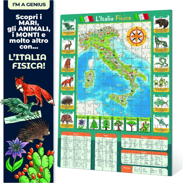 GEOPUZZLE LA MIA BELLA ITALIA 2