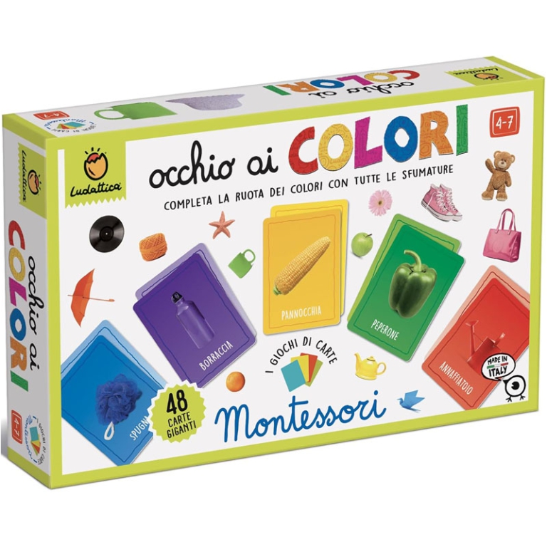 OCCHIO AI COLORI MONTESSORI 4-7 ANNI
