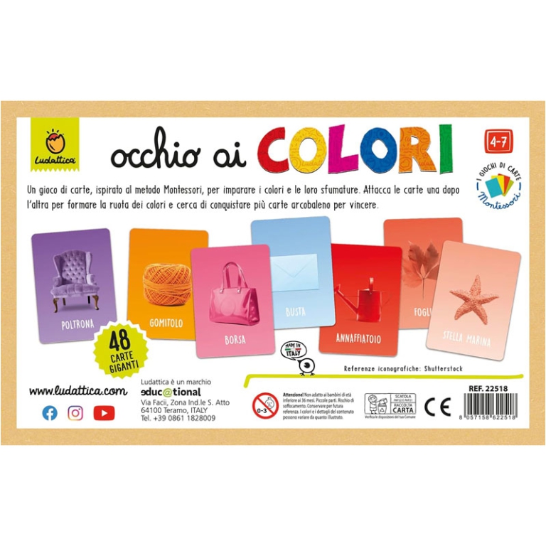 OCCHIO AI COLORI MONTESSORI 4-7 ANNI 3