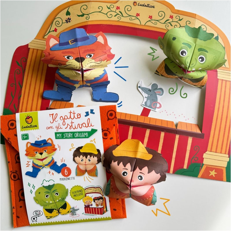 MY STORY ORIGAMI IL GATTO CON GLI STIVALI 5+ ANNI 2