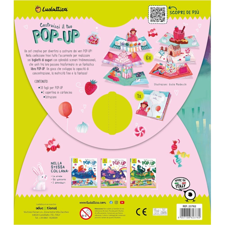 COSTRUISCI IL TUO POP-UP BAMBOLE DOLCETTI 5+ ANNI 3