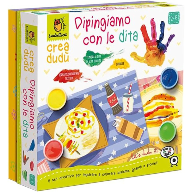 CREA DUDU' DIPINGIAMO CON LE DITA 2-5 ANNI