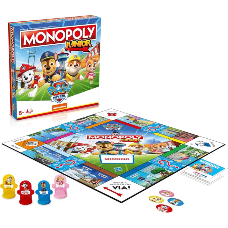 MONOPOLY JUNIOR PAW PATROL 2