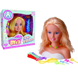 TESTA DA PETTINARE 21CM  CON ACCESSORI