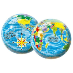 PALLONE WORLD 23CM PVC GONFIO