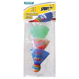 VOLANO BADMINTON 3PZ IN BLISTER