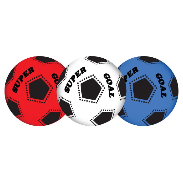 PALLONE SUPER GOAL 22CM 110GR 12PZ PVC