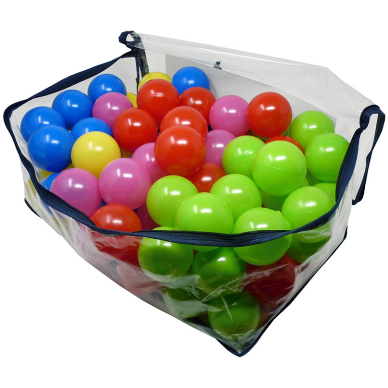 PALLINE COLORATE DIAMETRO 6CM 100PZ CON SACCA 2