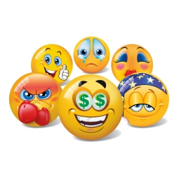 PALLONE EMOTICON 23CM PVC GONFIO