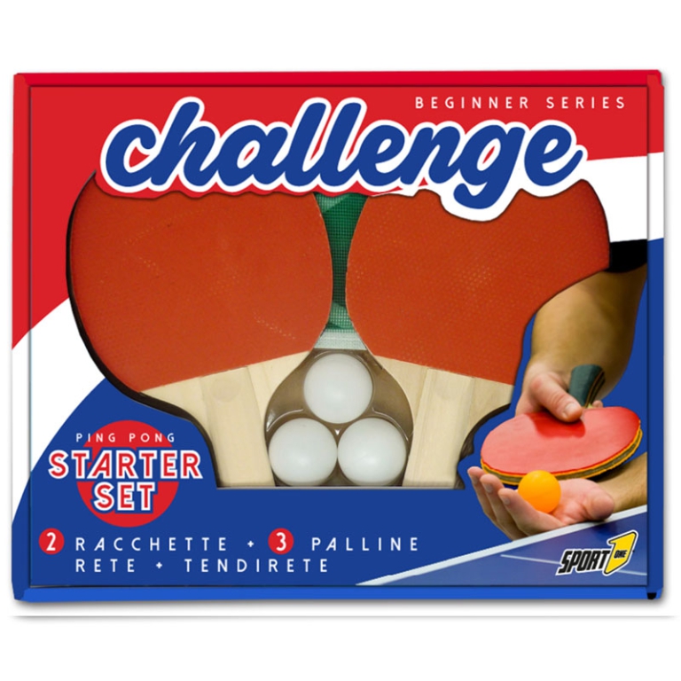 RACCHETTE PING PONG 3 PALLINE E RETE