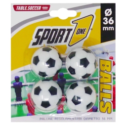 PALLINE CALCETTO D36MM 4PZ IN BLISTER